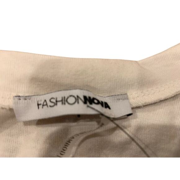 Fashion Nova NWT I Don’t Wanna Know Dress WHITE Size XS - NWT - Picture 5 of 8